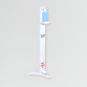 Floor standing dispenser with 500ml to 1l bottel